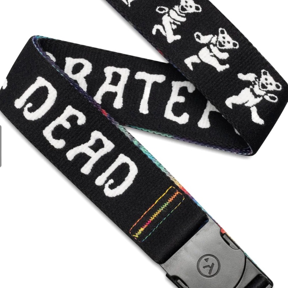 Arcade x The Grateful Dead Dancing Bear Belt new Adjustable Up To 40” - Picture 14 of 14